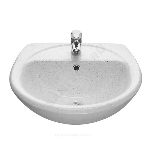 Умывальник подвесной Соната 54 крап на белом Santeri 1.3111.2.S01.11B.0 купить в интернет-магазине инженерного оборудования в Санкт-Петербурге