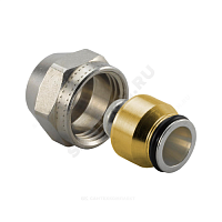 Евроконус МП латунь Дн 20х3/4 ВР MLC Uponor 1058092 купить в интернет-магазине инженерного оборудования в Санкт-Петербурге