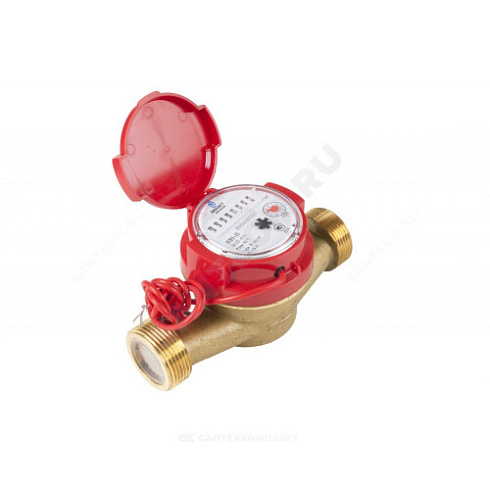 Счётчик г/в и х/в крыльчатый одноструйный Ду 25 Ру16 90С L=160мм резьба импульсный В/К ОСВУ ДГ1 Декаст 73-25-03 купить в интернет-магазине инженерного оборудования в Санкт-Петербурге