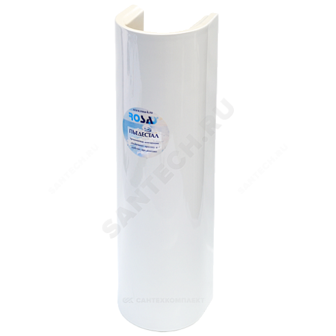 Пьедестал для умывальника Соло, ЭлегантПлюс, ЛотосПлюс, ФеяПлюс, Стандарт Плюс белый Rosa (Кировская керамика) купить в интернет-магазине инженерного оборудования в Санкт-Петербурге