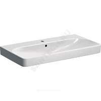 Умывальник мебельный Smyle Square 90 белый Geberit 500.251.01.1 купить в интернет-магазине инженерного оборудования в Санкт-Петербурге