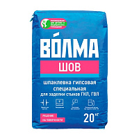 Шпаклевка гипсовая Волма Шов для заделки стыков ГВЛ, ГКЛ, 20 кг купить в интернет-магазине инженерного оборудования в Санкт-Петербурге