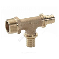 Тройник для PE-X бронза Дн 20х20х1/2 НР RAUTITAN RX+ Rehau 14564011001 купить в интернет-магазине инженерного оборудования в Санкт-Петербурге