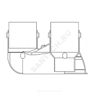 Адаптер разделительный 80/80 мм для котлов Пантера/Гепард Protherm 0020199389 купить в интернет-магазине инженерного оборудования в Санкт-Петербурге