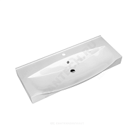 Умывальник мебельный Элвис 105 белый Kirovit (Кировская керамика) купить в интернет-магазине инженерного оборудования в Санкт-Петербурге