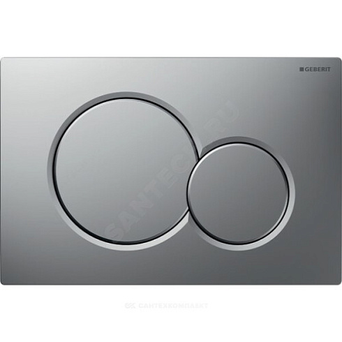 Кнопка для инсталляции Sigma 01 хром матовый Geberit 115.770.JQ.5 купить в интернет-магазине инженерного оборудования в Санкт-Петербурге