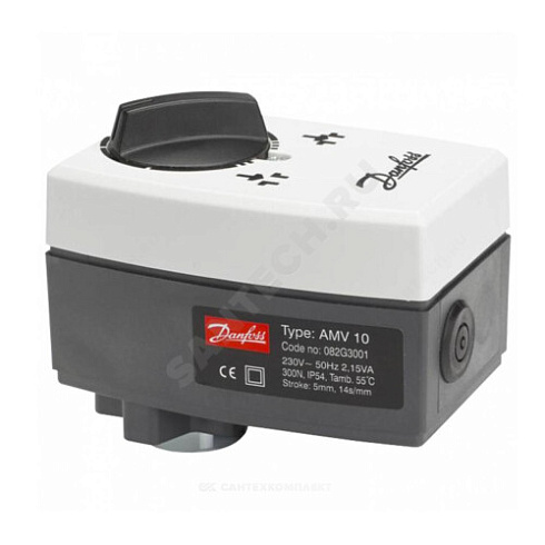 Электропривод аналоговый AME 23 SU 24В Danfoss 082G3042 купить в интернет-магазине инженерного оборудования в Санкт-Петербурге