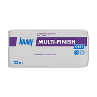 Шпаклевка цементная Knauf Multi-Finish фасадная, 25 кг купить в интернет-магазине инженерного оборудования в Санкт-Петербурге