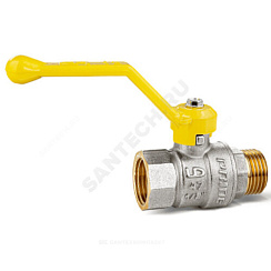 Кран шаровой латунь никель газ Pride Ду 20 Ру40 ВР/НР полнопроходной рычаг аналог 11б27п LD 47.20.В-Н.Р . купить в интернет-магазине инженерного оборудования в Санкт-Петербурге