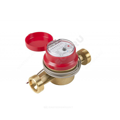 Счётчик г/в и х/в крыльчатый одноструйный Ду 25 Ру16 120С L=170мм резьба импульсный В/К ОСВУ ДГ1 исполнение Нептун Декаст 75-25-03 купить в интернет-магазине инженерного оборудования в Санкт-Петербурге