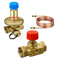 Комплект клапанов балансировочных автомат латунь APT+ CDT Ду 32/40 Ру16 ВР Danfoss 003Z2214 купить в интернет-магазине инженерного оборудования в Санкт-Петербурге