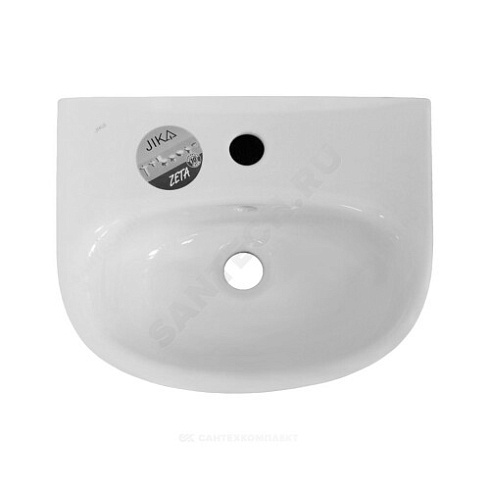 Умывальник подвесной Zeta 40 белый Jika 8.1539.3.000.104.1 купить в интернет-магазине инженерного оборудования в Санкт-Петербурге