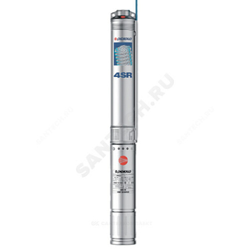 Насос скважинный 4SR 4m/22 F -P 2,2 кВт Pedrollo 49480422WLA1 купить в интернет-магазине инженерного оборудования в Санкт-Петербурге