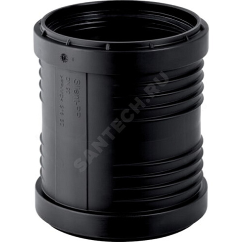 Муфта PP-MD двухраструбная бесшумная Silent-PP Дн 125 б/нап в/к Geberit 390.616.14.1 купить в интернет-магазине инженерного оборудования в Санкт-Петербурге