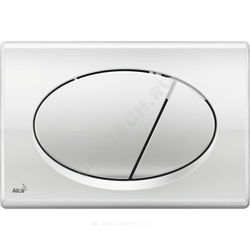 Кнопка для инсталляции хром глянцевый Alca Plast M71 купить в интернет-магазине инженерного оборудования в Санкт-Петербурге