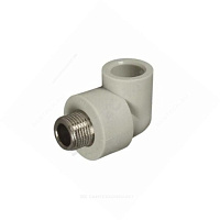 Угольник PP-R комбинированный серый НР Дн 32х3/4 VALFEX 10126132Г купить в интернет-магазине инженерного оборудования в Санкт-Петербурге