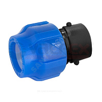 Муфта компрессионная ПЭ ВР Дн 25х3/4 Ру16 VALFEX 121001225034 купить в интернет-магазине инженерного оборудования в Санкт-Петербурге