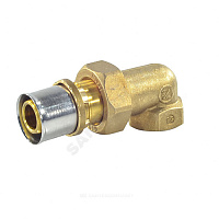 Угольник разъемный МП/PE-X латунь пресс Дн 26х3/4х90гр ВР RM19 Giacomini RM19Y049 купить в интернет-магазине инженерного оборудования в Санкт-Петербурге