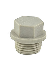 Заглушка (пробка) PP-R серая НР Дн 32х1 VALFEX 10163032Г купить в интернет-магазине инженерного оборудования в Санкт-Петербурге