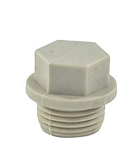 Заглушка (пробка) PP-R серая НР Дн 32х1 VALFEX 10163032Г купить в интернет-магазине инженерного оборудования в Санкт-Петербурге