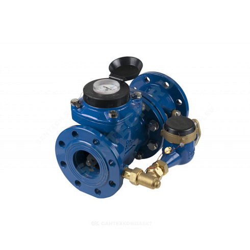 Счётчик х/в комбинированный (крыльчатый и турбинный) Ду 50/15 Ру16 30С L=280мм фл СТВК-2 Декаст 10-50-01 купить в интернет-магазине инженерного оборудования в Санкт-Петербурге