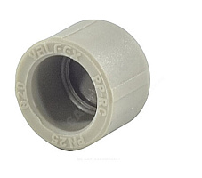 Заглушка (пробка) PP-R серая внутренняя пайка Дн 75 VALFEX 10162075Г купить в интернет-магазине инженерного оборудования в Санкт-Петербурге