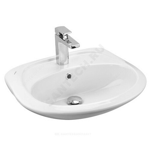 Умывальник подвесной Бриз 55 белый Santek 1.WH11.0.460 купить в интернет-магазине инженерного оборудования в Санкт-Петербурге