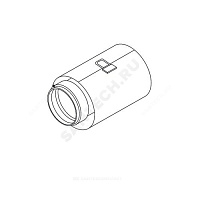 Муфта разъемная 80/125 мм для котлов Пантера/Гепард Protherm 0020199420 купить в интернет-магазине инженерного оборудования в Санкт-Петербурге