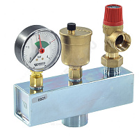 Группа безопасности котла KSG 30/E 1 3 бар до 50 кВт Watts 10005198 купить в интернет-магазине инженерного оборудования в Санкт-Петербурге