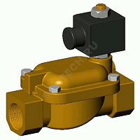 Клапан электромагнитный латунь НЗ EV1140 Ду80 Ру10 G3'' ВР с катушкой 24В DC 90С Tecofi EV1140-0080-24CC купить в интернет-магазине инженерного оборудования в Санкт-Петербурге