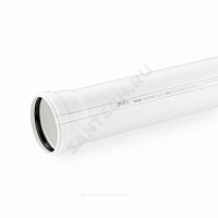 Труба PP-H с раструбом бесшумная белая RAUPIANO PLUS Дн 50х1,8 б/нап L=3,0м в/к Rehau 11209341222 купить в интернет-магазине инженерного оборудования в Санкт-Петербурге
