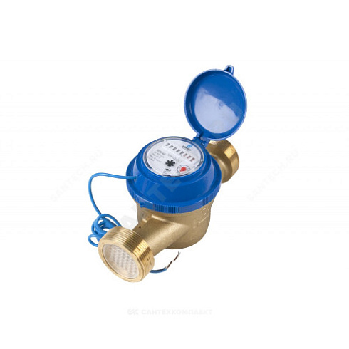 Счётчик х/в крыльчатый одноструйный Ду 40 Ру16 50С L=190мм резьба импульсный В/К ОСВХ ДГ1 исполнение Нептун Декаст 76-40-03 купить в интернет-магазине инженерного оборудования в Санкт-Петербурге