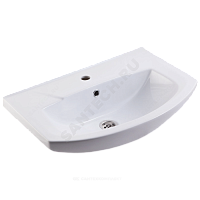 Умывальник мебельный Элеганс 65 белый Rosa (Кировская керамика) купить в интернет-магазине инженерного оборудования в Санкт-Петербурге