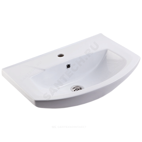 Умывальник мебельный Элеганс 65 белый Rosa (Кировская керамика) купить в интернет-магазине инженерного оборудования в Санкт-Петербурге