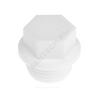 Заглушка PP-R белая НР Дн 25х3/4 PRO VALFEX 10163025-PRO купить в интернет-магазине инженерного оборудования в Санкт-Петербурге