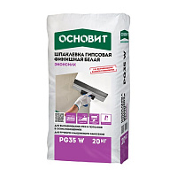 Шпаклевка гипсовая Основит Эконсилк PG35W Т-35 белая, 20 кг купить в интернет-магазине инженерного оборудования в Санкт-Петербурге