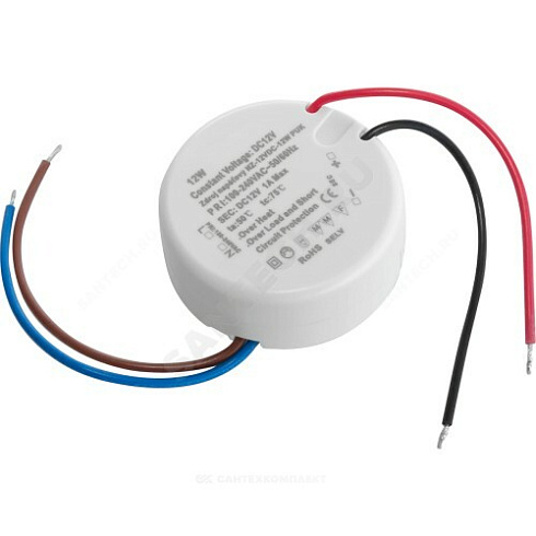 Блок питания для устройств сенсорного смыва 230V AC/12V DC/10W IP20 Alca Plast AEZ310 купить в интернет-магазине инженерного оборудования в Санкт-Петербурге