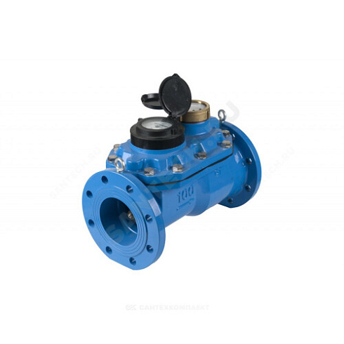 Счётчик х/в комбинированный (крыльчатый и турбинный) Ду 100/20 Ру16 30С L=370мм фл СТВК-1 Декаст 09-100-01 купить в интернет-магазине инженерного оборудования в Санкт-Петербурге