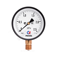 Манометр ТМ-510Р.00 радиальный Дк100мм 0-0,06 МПа кл.1,5 G1/2 Росма 00000013503 купить в интернет-магазине инженерного оборудования в Санкт-Петербурге