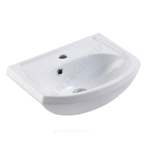 Умывальник мебельный УЮТ 45 белый Rosa (Кировская керамика) купить в интернет-магазине инженерного оборудования в Санкт-Петербурге