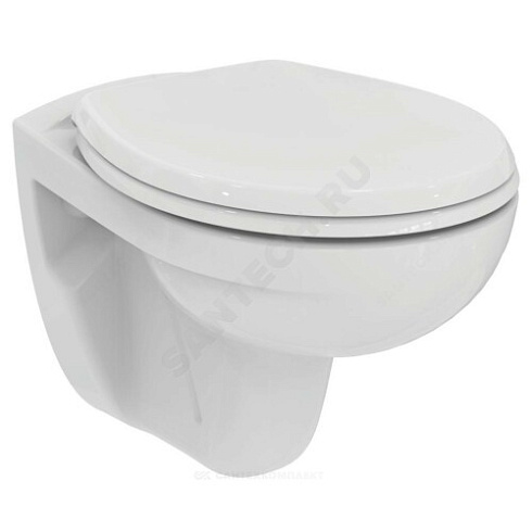 Унитаз подвесной EUROVIT дюропласт микролифт Ideal Standard K881201... купить в интернет-магазине инженерного оборудования в Санкт-Петербурге
