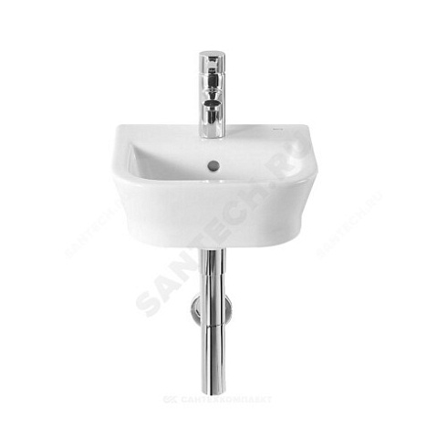 Умывальник подвесной The Gap 40 белый Roca 327478000 купить в интернет-магазине инженерного оборудования в Санкт-Петербурге