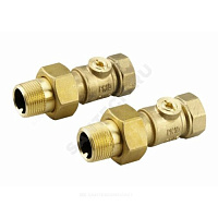 Комплект присоединительный с шаровыми кранами (3/4) Ду 20 к МТС ВР/НР Danfoss 003Z1028 купить в интернет-магазине инженерного оборудования в Санкт-Петербурге