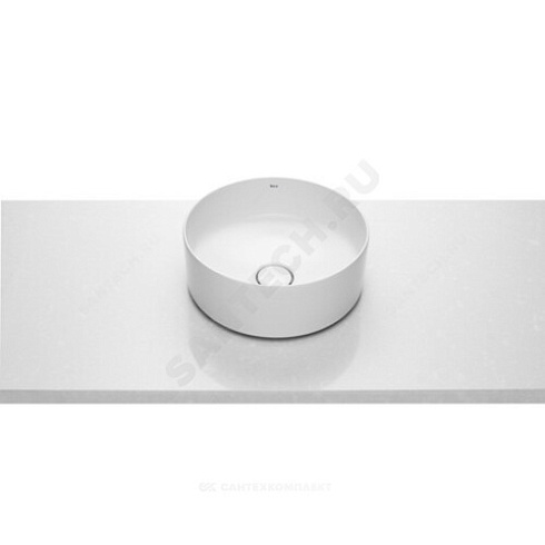 Умывальник мебельный INSPIRA ROUND 37 без отверстия п/смес белый Roca 327523000 купить в интернет-магазине инженерного оборудования в Санкт-Петербурге