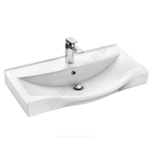 Умывальник мебельный Беверли 80 Santek 1.WH30.2.422 купить в интернет-магазине инженерного оборудования в Санкт-Петербурге