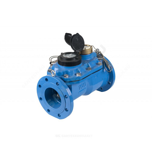 Счётчик х/в комбинированный (крыльчатый и турбинный) Ду 100/20 Ру16 30С L=370мм фл импульсный СТВК-1 ДГ Декаст 09-100-03 купить в интернет-магазине инженерного оборудования в Санкт-Петербурге