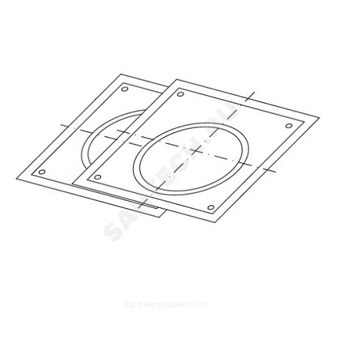 Накладка настенная 80 мм Protherm 0020199433 купить в интернет-магазине инженерного оборудования в Санкт-Петербурге
