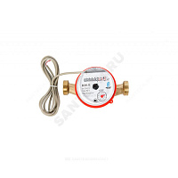 Счётчик г/в и х/в крыльчатый одноструйный Ду 15 Ру16 90С L=110мм резьба импульсный Б/К ВСКМ-15 ДГ2 Декаст 72-15-251 купить в интернет-магазине инженерного оборудования в Санкт-Петербурге