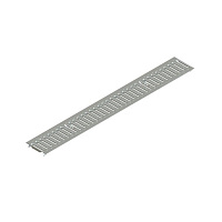 Решетка для лотка Standartpark Basic DN100 1000х136 мм, щелевая оцинк., с возм. крепления, 20101 купить в интернет-магазине инженерного оборудования в Санкт-Петербурге