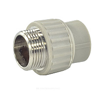 Муфта PP-R комбинированная серая НР Дн 25х1 VALFEX 10130225Г купить в интернет-магазине инженерного оборудования в Санкт-Петербурге